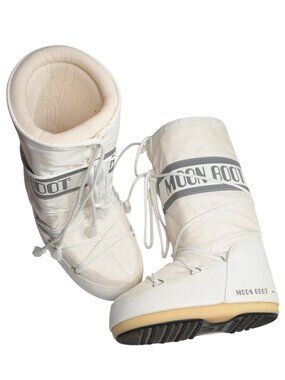 Moon Boot Icon Nylon Boots in White